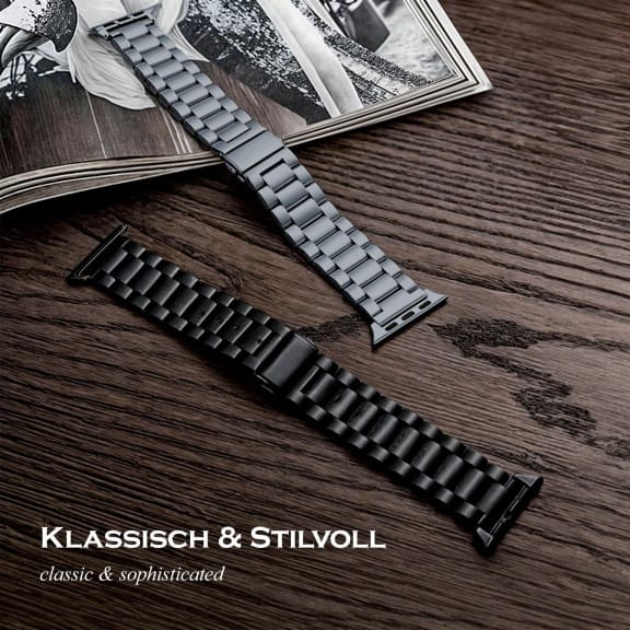 ONEFLOW Classic Link Apple Watch 8 (45mm) Armband Herren Edelstahl – Weiteres Produktbild 3 ONEFLOW Classic Link Apple Watch 8 (45mm) Armband Herren Edelstahl – Weiteres Produktbild 3
