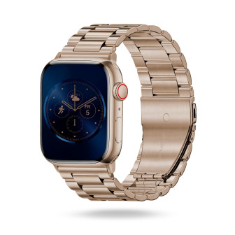 ONEFLOW Classic Link Apple Watch 8 (45mm) Armband Herren Edelstahl – Sandgold ONEFLOW Classic Link Apple Watch 8 (45mm) Armband Herren Edelstahl – Sandgold