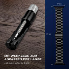 ONEFLOW Classic Link Apple Watch 8 (45mm) Armband Herren Edelstahl – Produktbild 6