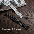 ONEFLOW Classic Link Apple Watch 8 (45mm) Armband Herren Edelstahl – Weiteres Produktbild 3