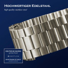 ONEFLOW Classic Link Apple Watch 9 (45mm) Armband Herren Edelstahl – Produktbild 5