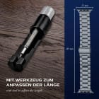 ONEFLOW Classic Link Apple Watch Ultra 1 (49mm) Armband Herren Edelstahl – Produktbild 6