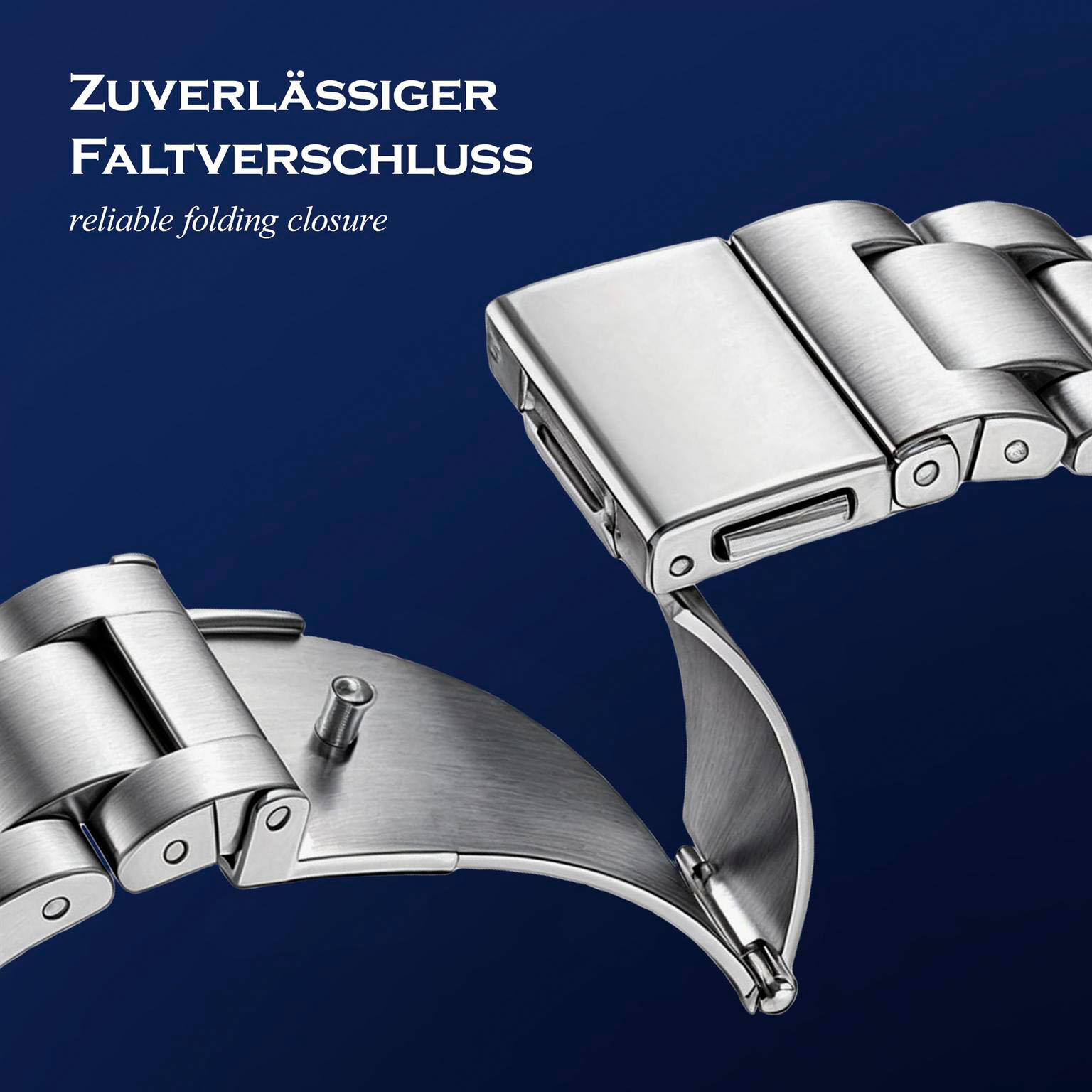 ONEFLOW Classic Link Apple Watch Ultra 3 (49mm) Armband Herren Edelstahl – Weiteres Produktbild 2