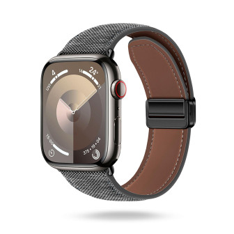 ONEFLOW Denim Loop Apple Watch SE 1 (44mm) Armband Jeans Look – Jet Black