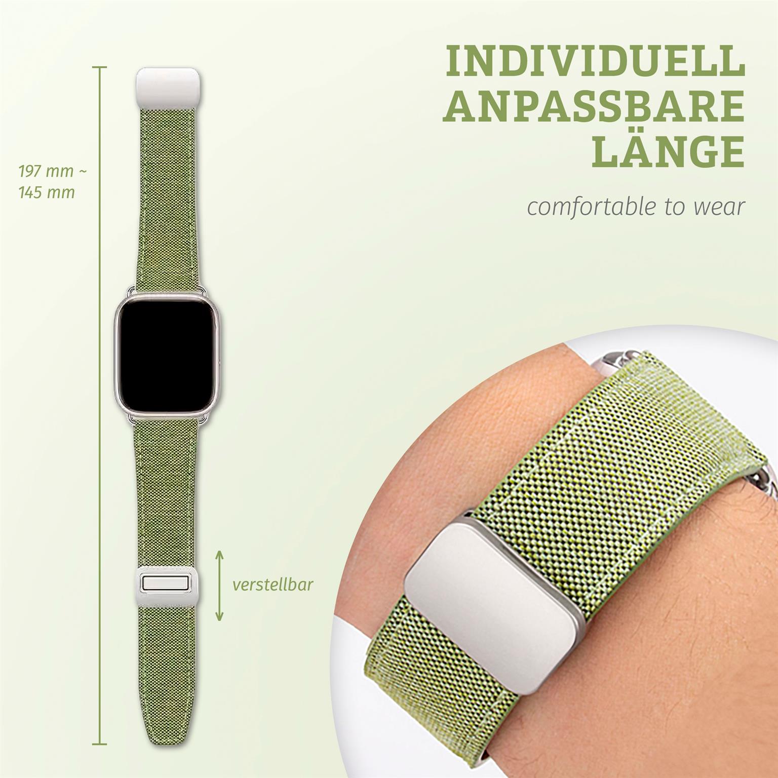 ONEFLOW Denim Loop Apple Watch SE 2 (40mm) Armband Jeans Look – Weiteres Produktbild 2