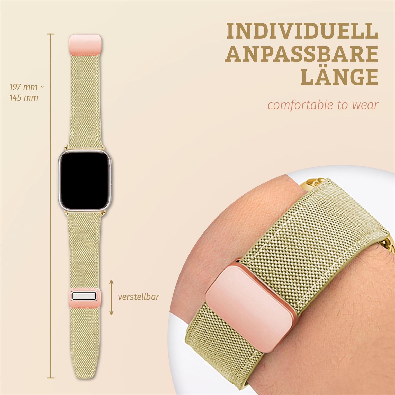 ONEFLOW Denim Loop Apple Watch SE 2 (44mm) Armband Jeans Look – Weiteres Produktbild 2