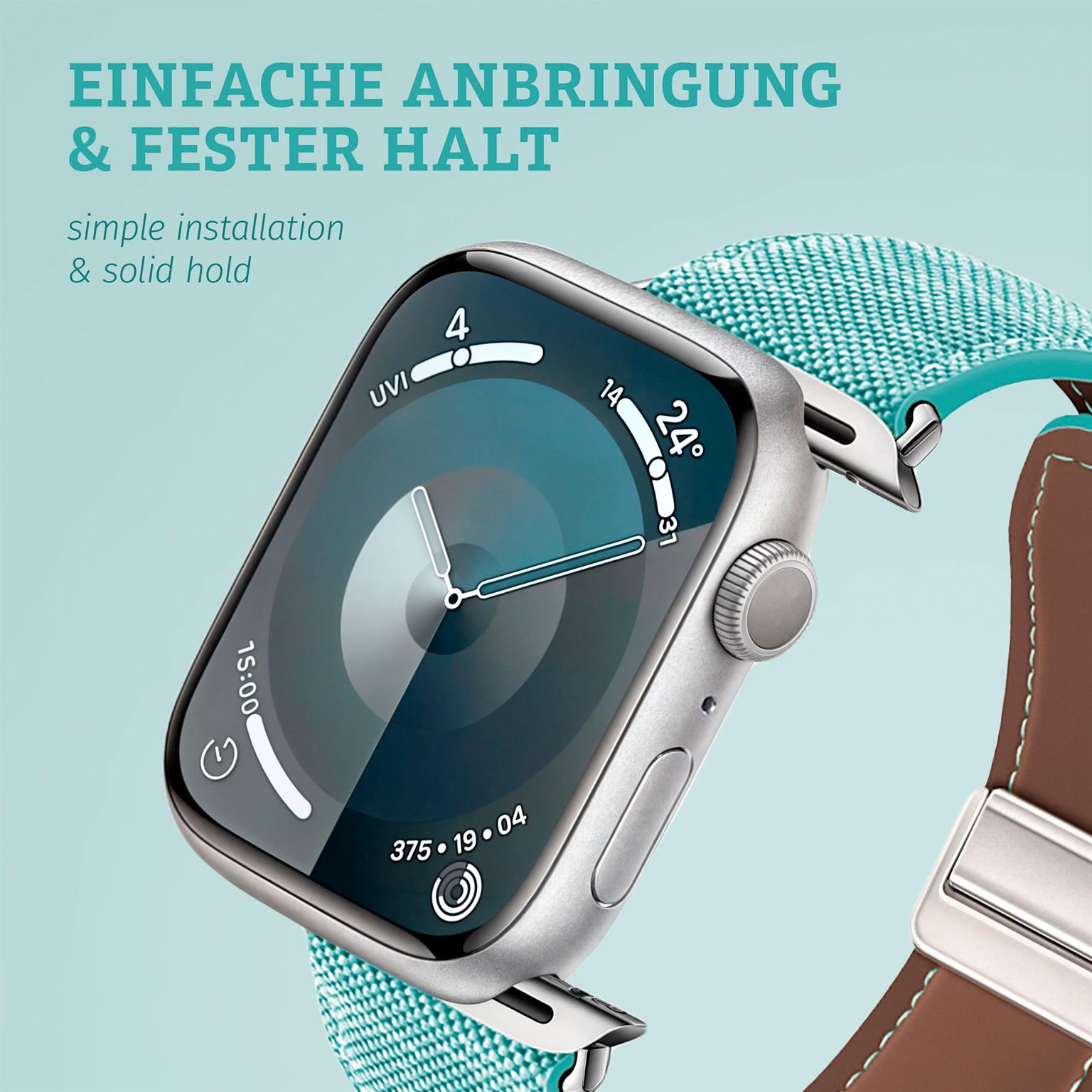ONEFLOW Denim Loop Apple Watch 10 (42mm) Armband Jeans Look – Weiteres Produktbild 4