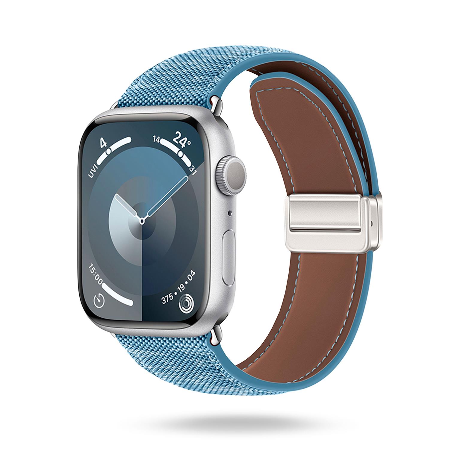 ONEFLOW Denim Loop Apple Watch 10 (46mm) Armband Jeans Look – undefined