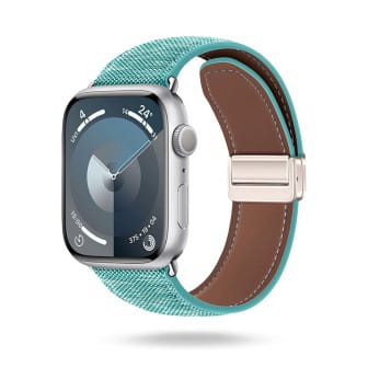 ONEFLOW Denim Loop Apple Watch 10 (46mm) Armband Jeans Look – Ice Blue ONEFLOW Denim Loop Apple Watch 10 (46mm) Armband Jeans Look – Ice Blue