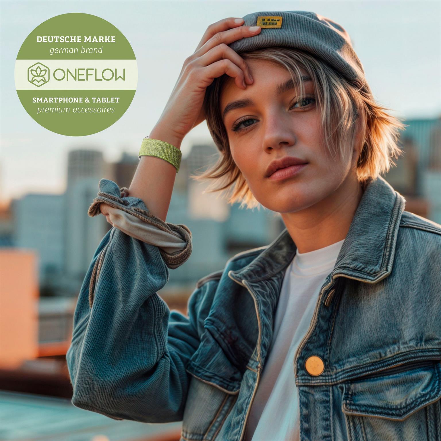 ONEFLOW Denim Loop Apple Watch 3 (38mm) Armband Jeans Look – Weiteres Produktbild 3