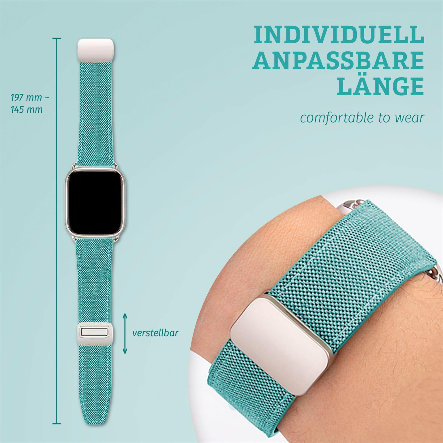 ONEFLOW Denim Loop Apple Watch 6 (40mm) Armband Jeans Look – Weiteres Produktbild 2