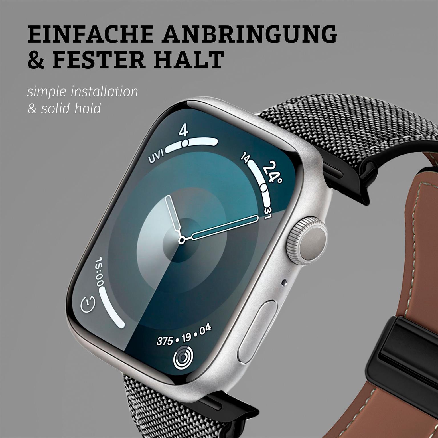 ONEFLOW Denim Loop Apple Watch 6 (44mm) Armband Jeans Look – Weiteres Produktbild 4
