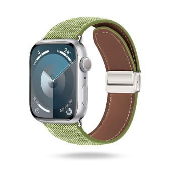 ONEFLOW Denim Loop Apple Watch 6 (44mm) Armband Jeans Look – Desert Khaki ONEFLOW Denim Loop Apple Watch 6 (44mm) Armband Jeans Look – Desert Khaki