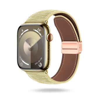 ONEFLOW Denim Loop Apple Watch 8 (45mm) Armband Jeans Look – Champagne ONEFLOW Denim Loop Apple Watch 8 (45mm) Armband Jeans Look – Champagne