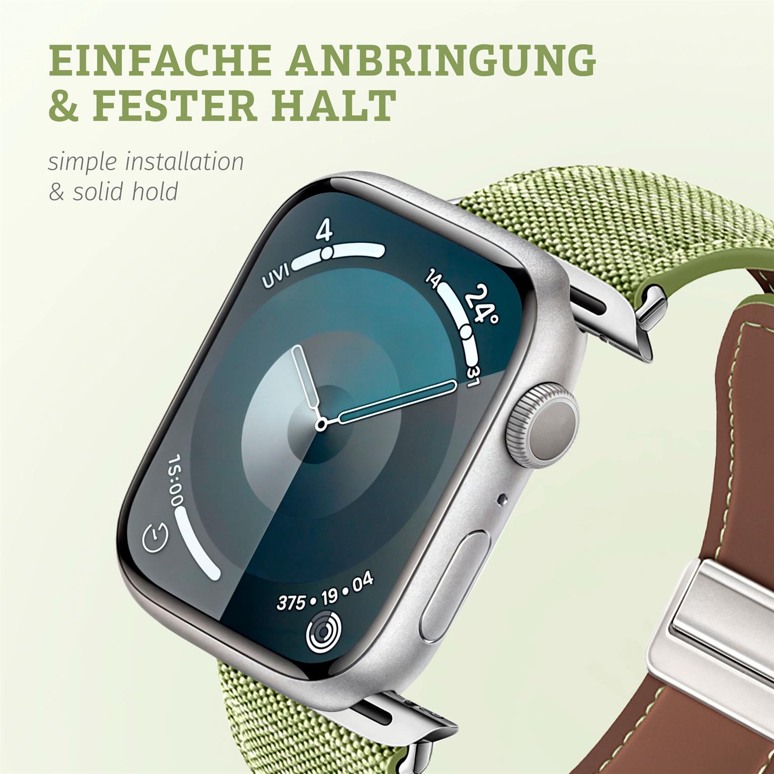 ONEFLOW Denim Loop Apple Watch 8 (45mm) Armband Jeans Look – Weiteres Produktbild 4