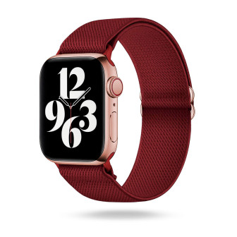 ONEFLOW Flex Loop Apple Watch 11 (42mm) Armband flexibel – Wine Red
