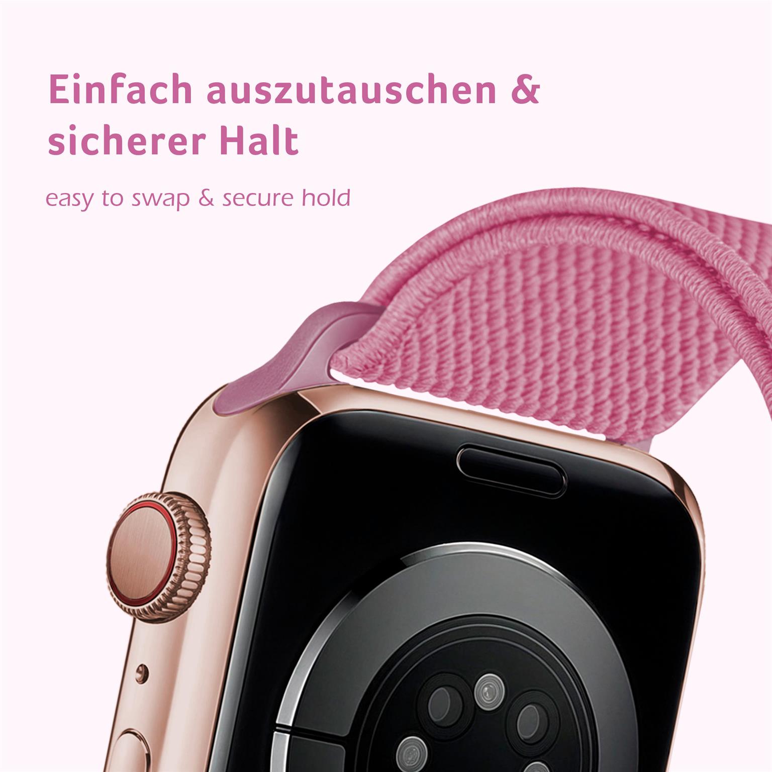ONEFLOW Flex Loop Apple Watch 8 (41mm) Armband flexibel – Weiteres Produktbild 2