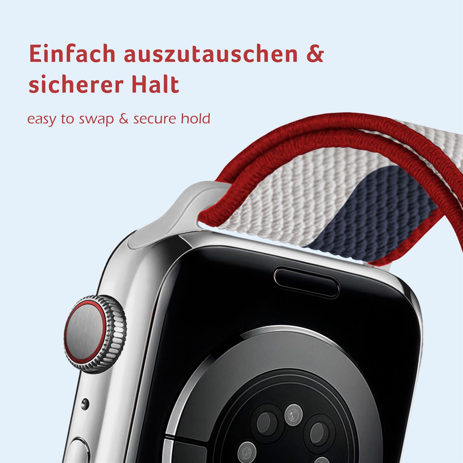 ONEFLOW Flex Loop Apple Watch 8 (45mm) Armband flexibel – Weiteres Produktbild 2