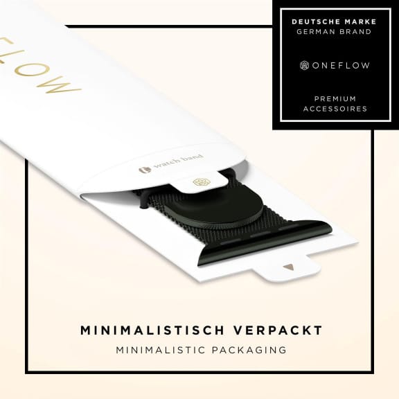 ONEFLOW Milano Mesh Apple Watch SE 1 (40mm) Armband Damen Metall – Weiteres Produktbild 8 ONEFLOW Milano Mesh Apple Watch SE 1 (40mm) Armband Damen Metall – Weiteres Produktbild 8