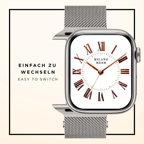 ONEFLOW Milano Mesh Apple Watch SE 1 (44mm) Armband Damen Metall – Weiteres Produktbild 7 ONEFLOW Milano Mesh Apple Watch SE 1 (44mm) Armband Damen Metall – Weiteres Produktbild 7
