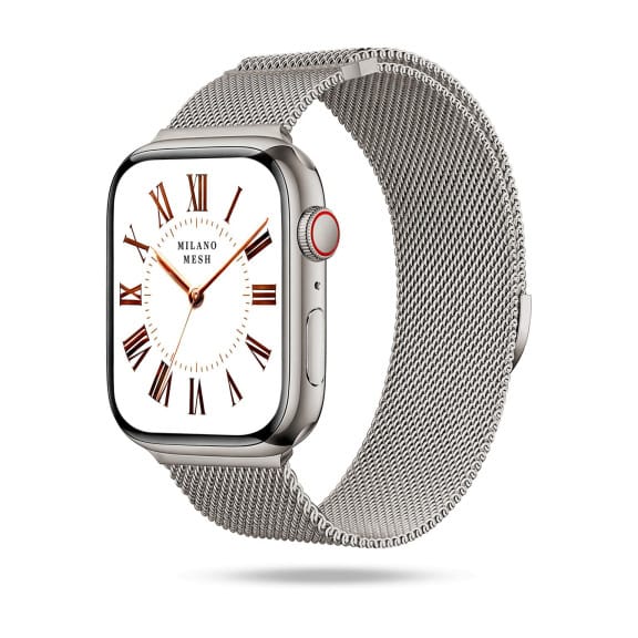 ONEFLOW Milano Mesh Apple Watch SE 2 (44mm) Armband Damen Metall – Weiteres Produktbild 1 ONEFLOW Milano Mesh Apple Watch SE 2 (44mm) Armband Damen Metall – Weiteres Produktbild 1