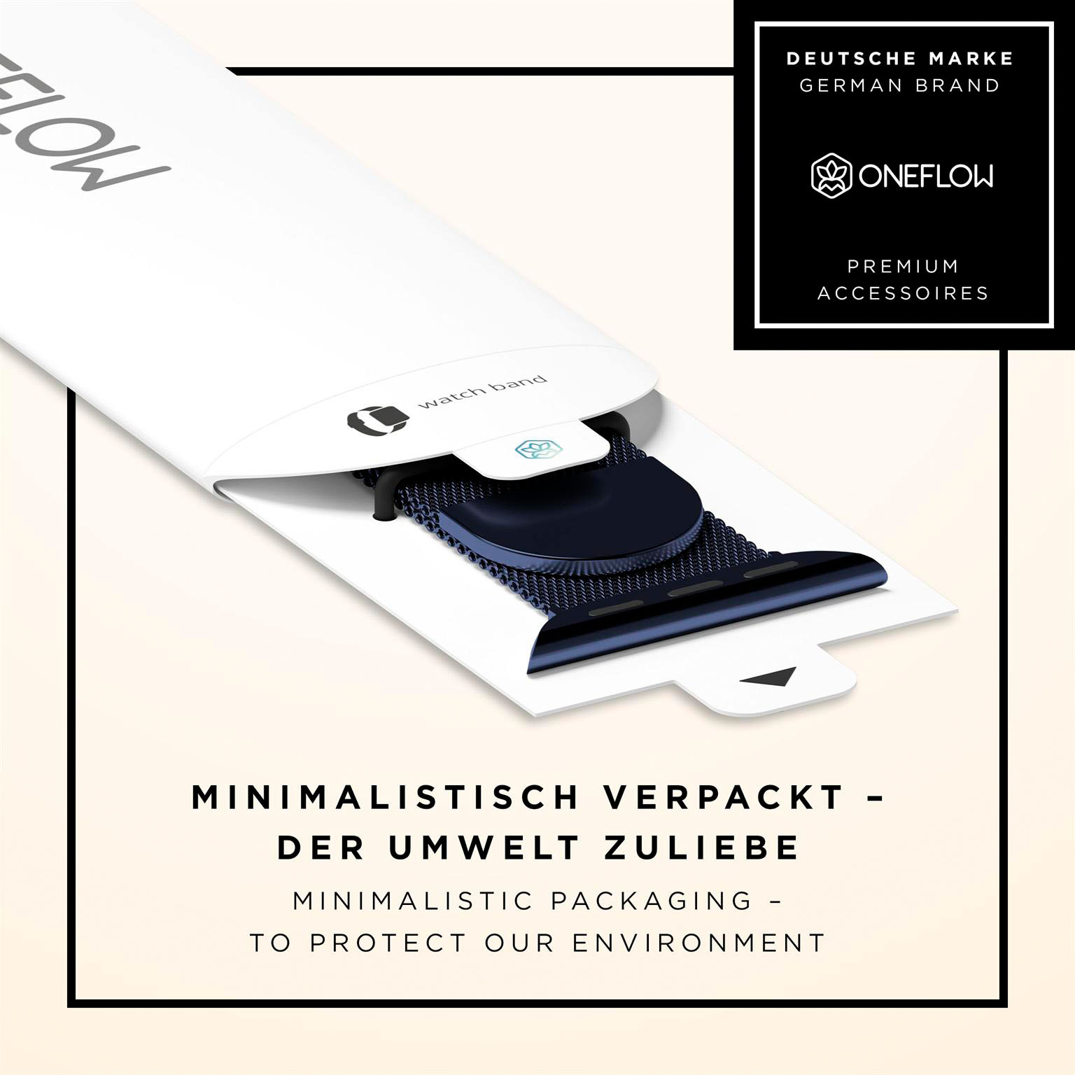 ONEFLOW Milano Mesh Apple Watch SE 3 (40mm) Armband Damen Metall – Weiteres Produktbild 8