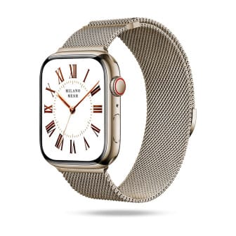 ONEFLOW Milano Mesh Apple Watch SE 3 (40mm) Armband Damen Metall – Verona Oro ONEFLOW Milano Mesh Apple Watch SE 3 (40mm) Armband Damen Metall – Verona Oro