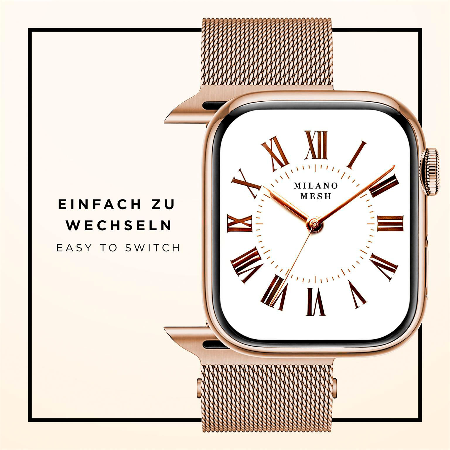 ONEFLOW Milano Mesh Apple Watch SE 3 (40mm) Armband Damen Metall – Weiteres Produktbild 7 ONEFLOW Milano Mesh Apple Watch SE 3 (40mm) Armband Damen Metall – Weiteres Produktbild 7