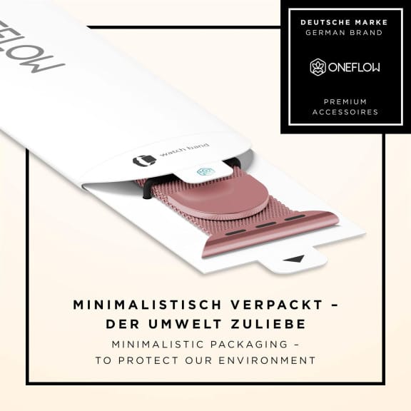 ONEFLOW Milano Mesh Apple Watch SE 3 (40mm) Armband Damen Metall – Weiteres Produktbild 8 ONEFLOW Milano Mesh Apple Watch SE 3 (40mm) Armband Damen Metall – Weiteres Produktbild 8