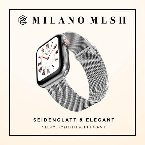 ONEFLOW Milano Mesh Apple Watch SE 3 (40mm) Armband Damen Metall – Weiteres Produktbild 3 ONEFLOW Milano Mesh Apple Watch SE 3 (40mm) Armband Damen Metall – Weiteres Produktbild 3