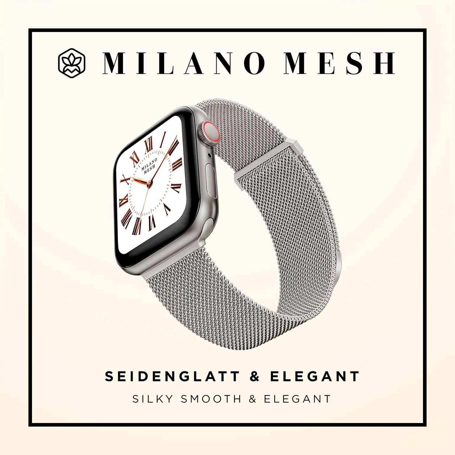 ONEFLOW Milano Mesh Apple Watch SE 3 (40mm) Armband Damen Metall – Weiteres Produktbild 3 ONEFLOW Milano Mesh Apple Watch SE 3 (40mm) Armband Damen Metall – Weiteres Produktbild 3