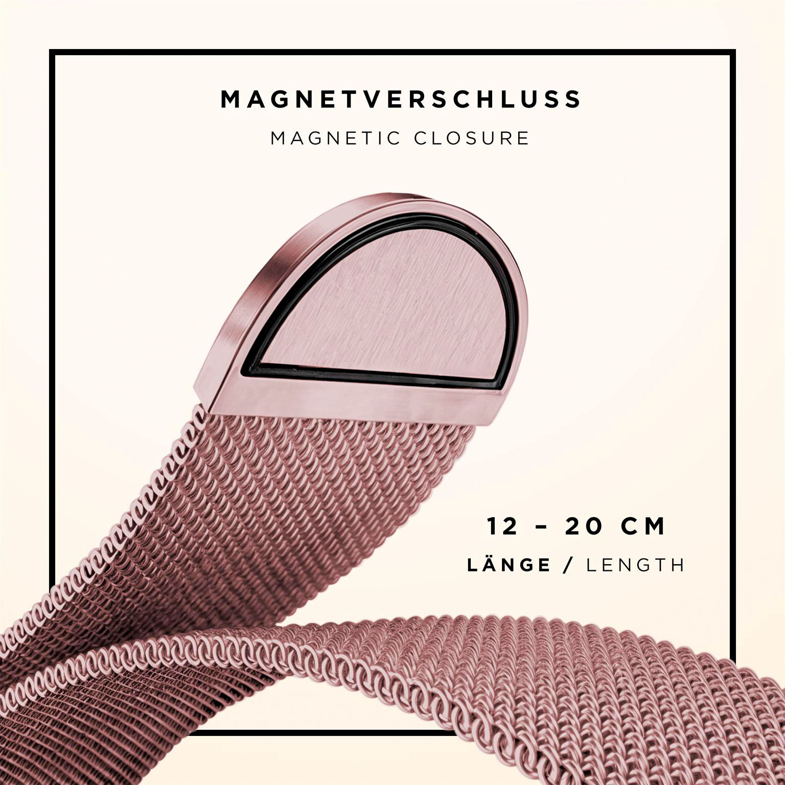 ONEFLOW Milano Mesh Apple Watch SE 3 (44mm) Armband Damen Metall – Weiteres Produktbild 5 ONEFLOW Milano Mesh Apple Watch SE 3 (44mm) Armband Damen Metall – Weiteres Produktbild 5