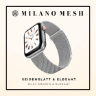 ONEFLOW Milano Mesh Apple Watch SE 3 (44mm) Armband Damen Metall – Weiteres Produktbild 3