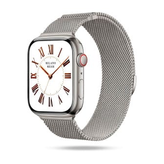 ONEFLOW Milano Mesh Apple Watch SE 3 (44mm) Armband Damen Metall – Capri Glow ONEFLOW Milano Mesh Apple Watch SE 3 (44mm) Armband Damen Metall – Capri Glow