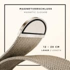 ONEFLOW Milano Mesh Apple Watch 1 (42mm) Armband Damen Metall – Produktbild 5