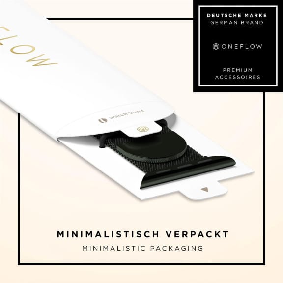 ONEFLOW Milano Mesh Apple Watch 10 (42mm) Armband Damen Metall – Weiteres Produktbild 8 ONEFLOW Milano Mesh Apple Watch 10 (42mm) Armband Damen Metall – Weiteres Produktbild 8