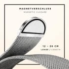 ONEFLOW Milano Mesh Apple Watch 10 (42mm) Armband Damen Metall – Produktbild 5