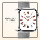 ONEFLOW Milano Mesh Apple Watch 10 (42mm) Armband Damen Metall – Produktbild 7