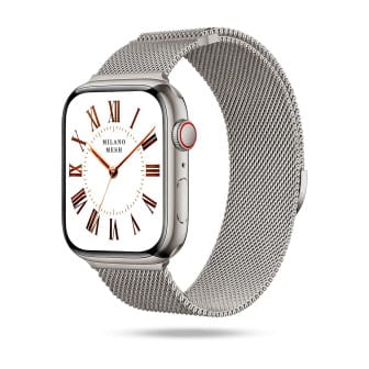 ONEFLOW Milano Mesh Apple Watch 10 (42mm) Armband Damen Metall – Capri Glow ONEFLOW Milano Mesh Apple Watch 10 (42mm) Armband Damen Metall – Capri Glow