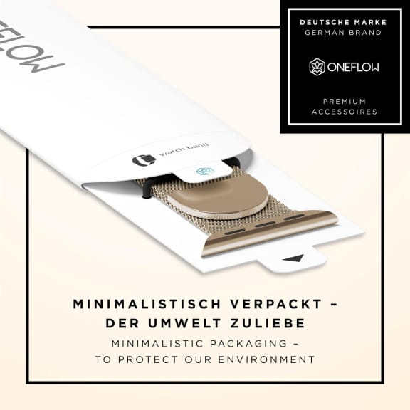 ONEFLOW Milano Mesh Apple Watch 10 (46mm) Armband Damen Metall – Weiteres Produktbild 8 ONEFLOW Milano Mesh Apple Watch 10 (46mm) Armband Damen Metall – Weiteres Produktbild 8