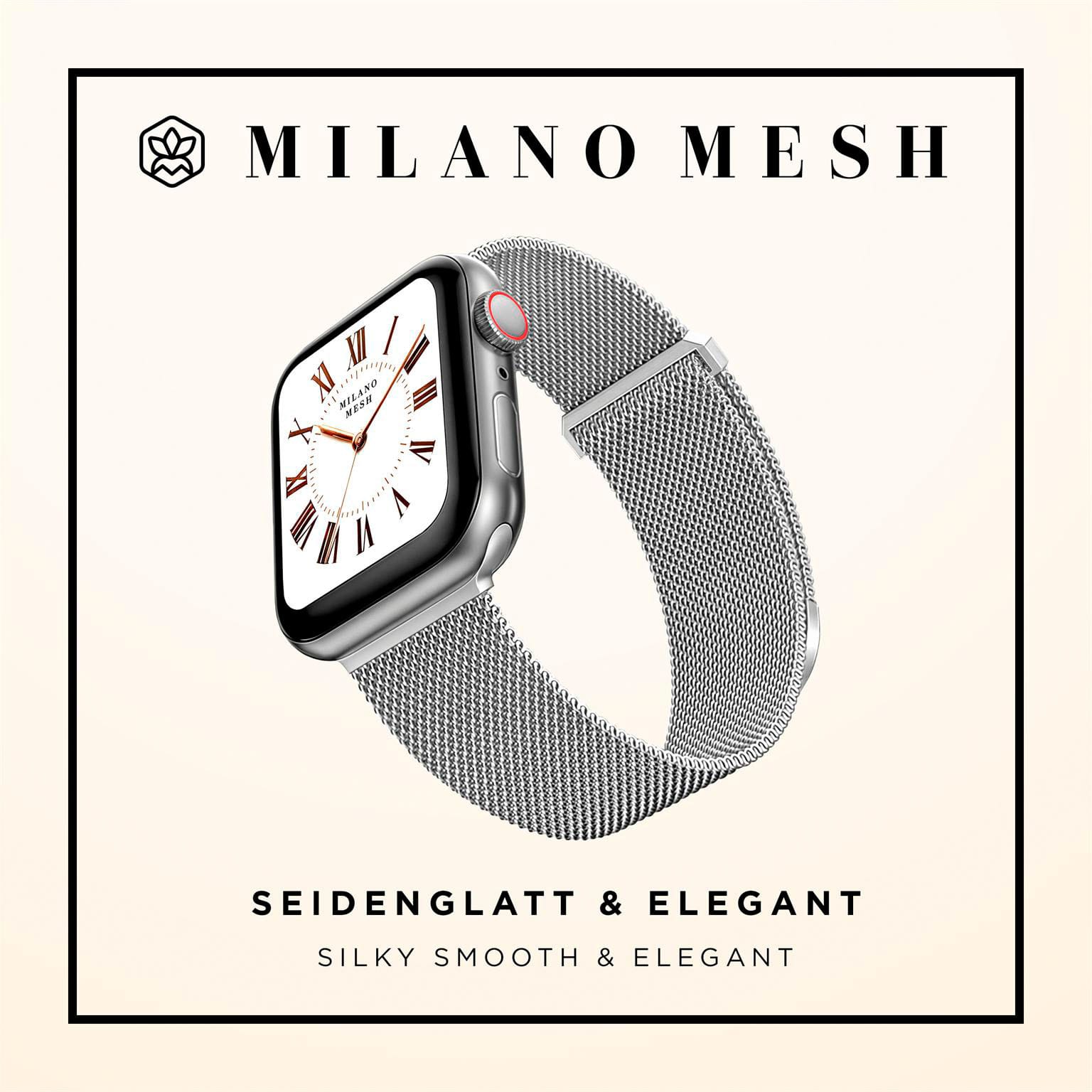 ONEFLOW Milano Mesh Apple Watch 11 (42mm) Armband Damen Metall – Weiteres Produktbild 3 ONEFLOW Milano Mesh Apple Watch 11 (42mm) Armband Damen Metall – Weiteres Produktbild 3