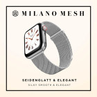 ONEFLOW Milano Mesh Apple Watch 11 (42mm) Armband Damen Metall – Produktbild 3