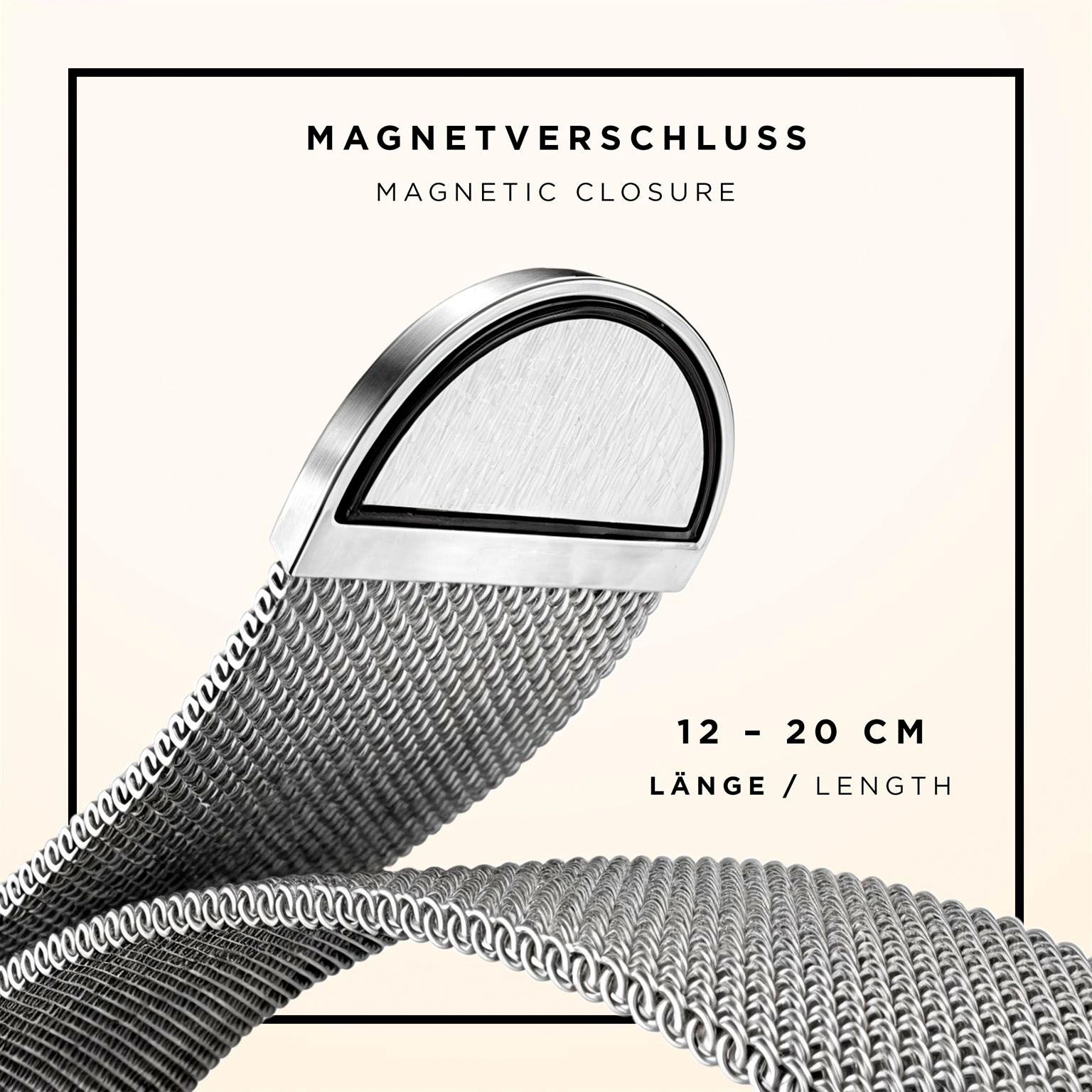 ONEFLOW Milano Mesh Apple Watch 11 (42mm) Armband Damen Metall – Weiteres Produktbild 5 ONEFLOW Milano Mesh Apple Watch 11 (42mm) Armband Damen Metall – Weiteres Produktbild 5