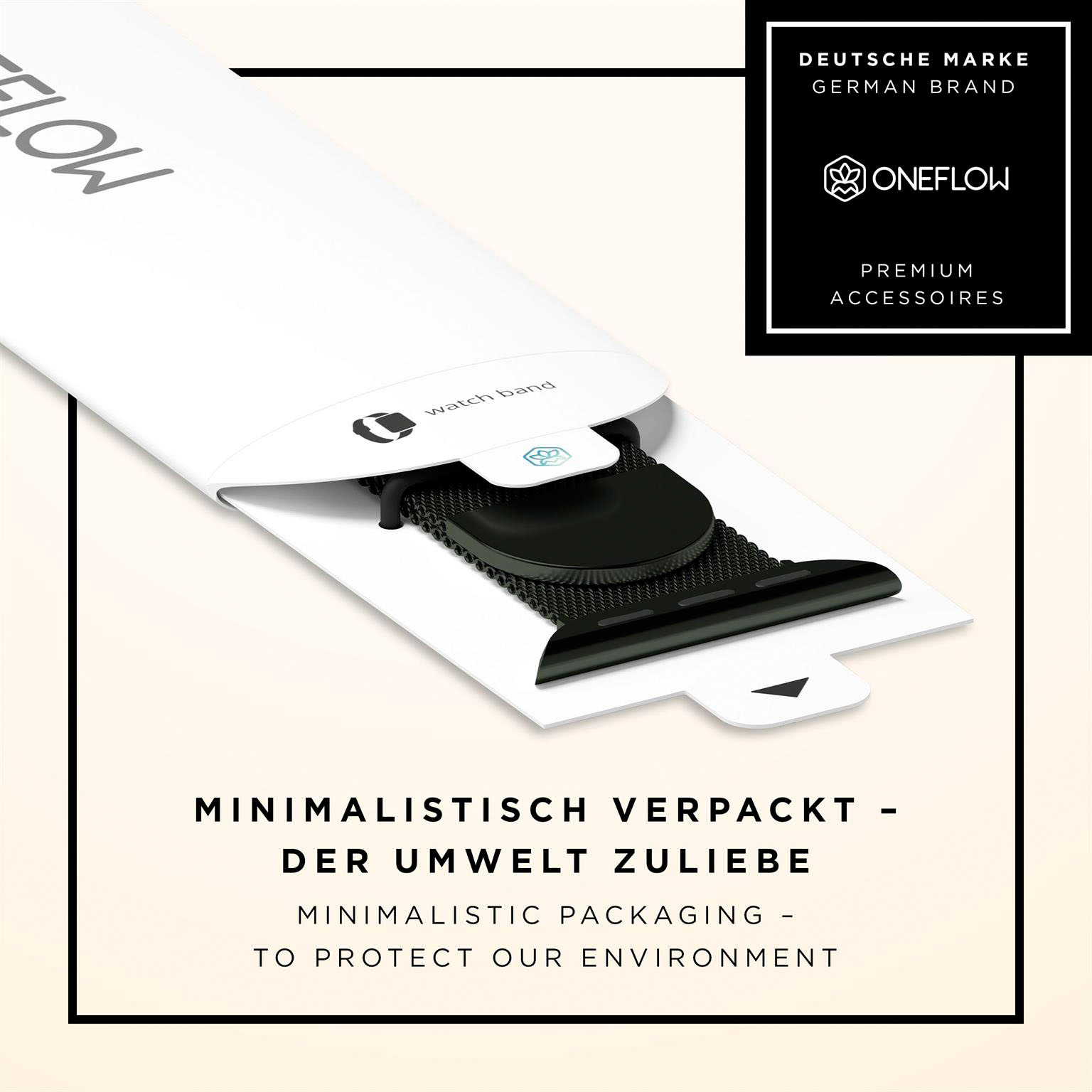 ONEFLOW Milano Mesh Apple Watch 11 (46mm) Armband Damen Metall – Weiteres Produktbild 8