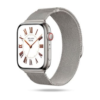 ONEFLOW Milano Mesh Apple Watch 11 (46mm) Armband Damen Metall – Capri Glow ONEFLOW Milano Mesh Apple Watch 11 (46mm) Armband Damen Metall – Capri Glow