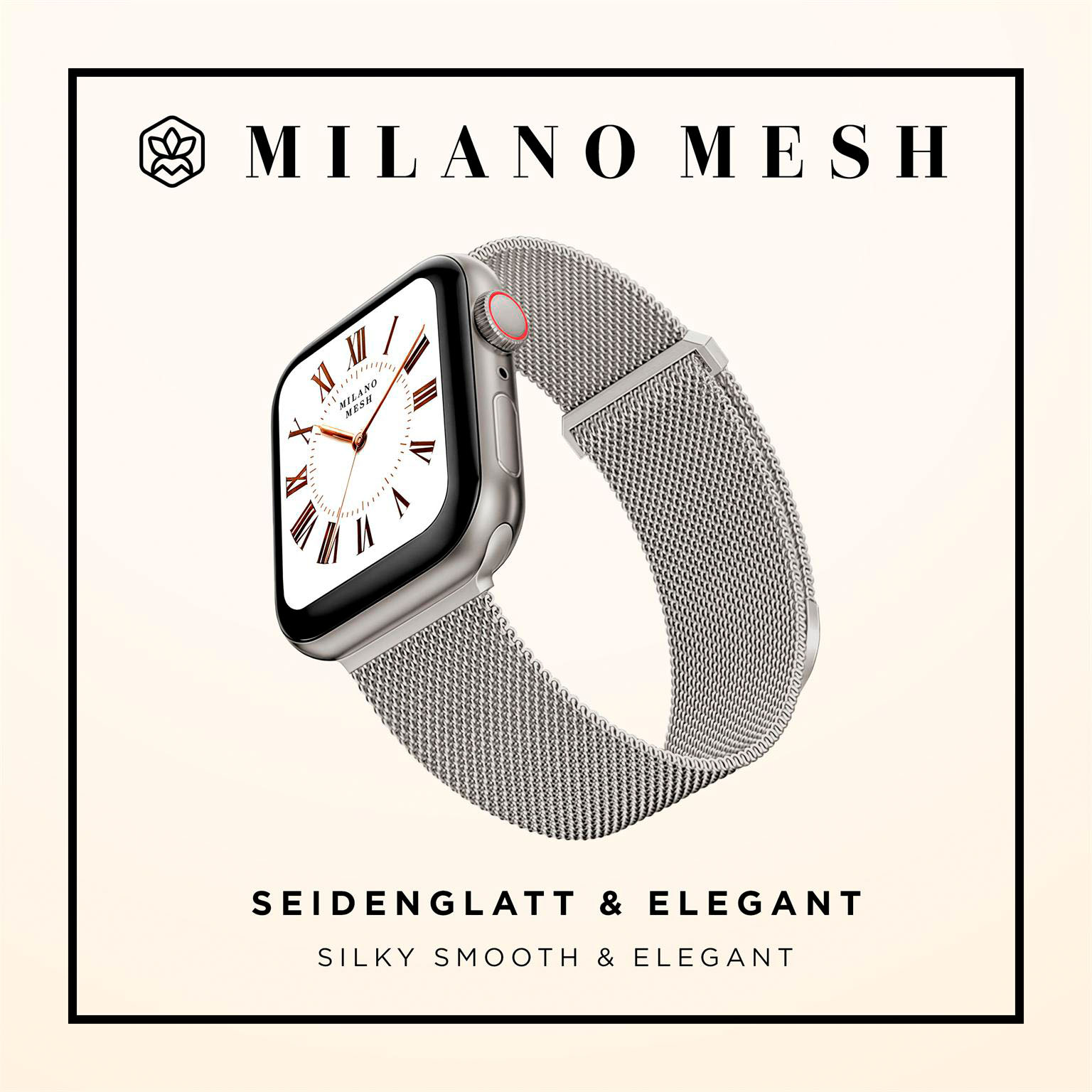 ONEFLOW Milano Mesh Apple Watch 11 (46mm) Armband Damen Metall – Weiteres Produktbild 3 ONEFLOW Milano Mesh Apple Watch 11 (46mm) Armband Damen Metall – Weiteres Produktbild 3