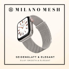 ONEFLOW Milano Mesh Apple Watch 11 (46mm) Armband Damen Metall – Produktbild 3