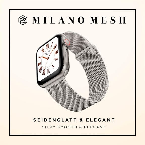 ONEFLOW Milano Mesh Apple Watch 11 (46mm) Armband Damen Metall – Weiteres Produktbild 3 ONEFLOW Milano Mesh Apple Watch 11 (46mm) Armband Damen Metall – Weiteres Produktbild 3