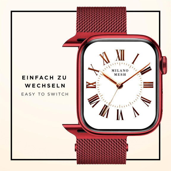 ONEFLOW Milano Mesh Apple Watch 2 (38mm) Armband Damen Metall – Weiteres Produktbild 7