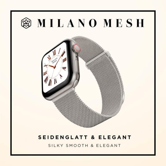 ONEFLOW Milano Mesh Apple Watch 2 (38mm) Armband Damen Metall – Weiteres Produktbild 3 ONEFLOW Milano Mesh Apple Watch 2 (38mm) Armband Damen Metall – Weiteres Produktbild 3